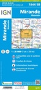 Wandelkaart - Topografische kaart 1844SB Mirande - Masseube | IGN - Institut Géographique National