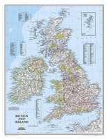 Britain and Ireland - Groot Brittannië en Ierland 60 x 76 cm | National Geographic