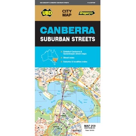 Stadsplattegrond 259 Canberra Suburban Streets | UBD Gregory's