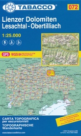 Wandelkaart 072 Lienzer Dolomiten - Lesachtal - Obertilliach | Tabacco Editrice