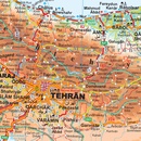 Wegenkaart - landkaart Iran geographic | Gizi Map