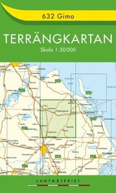 Wandelkaart - Topografische kaart 632 Terrängkartan Gimo | Lantmäteriet