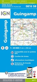 Wandelkaart - Topografische kaart 0816SB Guingamp | IGN - Institut Géographique National