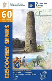 Wandelkaart 60 Discovery Kilkenny, Laois, Tipperary | Ordnance Survey Ireland