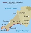 Wandelatlas South West Coast Path - Vol 2: St Ives to Plymouth | Cicerone
