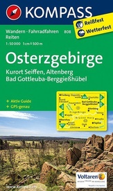 Wandelkaart 808 Osterzgebirge | Kompass