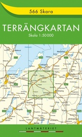 Wandelkaart - Topografische kaart 566 Terrängkartan Skara | Lantmäteriet