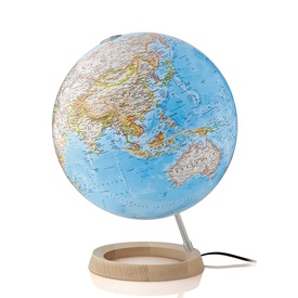 Wereldbol - Globe Neon Classic ø 30 cm | Met verlichting | Engelstalig | National Geographic