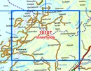 Wandelkaart - Topografische kaart 10107 Norge Serien Innerfolda | Nordeca