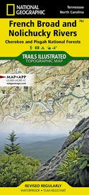 Wandelkaart 782 Topographic Map Guide French Broad and Nolichucky Rivers | National Geographic