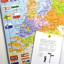 Topo puzzel Nederland staatkundig + topoboekje NL | Larsen