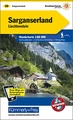 Wandelkaart 30 Sarganserland - Liechtenstein | Kümmerly & Frey