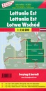 Wegenkaart - landkaart - Fietskaart Letland | Freytag & Berndt