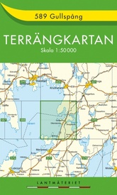 Wandelkaart - Topografische kaart 589 Terrängkartan Gullspång | Lantmäteriet