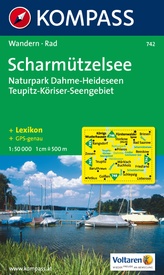 Wandelkaart 742 Scharmutzelsee - Nationalpark Dahme - Heideseen | Kompass