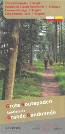 Wandelkaart Overzichtskaart Grote Routepaden - Lange-Afstand-Wandelpaden GR België | Grote Routepaden