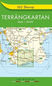 Wandelkaart - Topografische kaart 502 Terrängkartan Skurup | Lantmäteriet