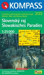 Wandelkaart 2133 Slovenský ray - Slowakische Para | Kompass