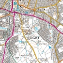 Wandelkaart - Topografische kaart 222 OS Explorer Map Rugby, Daventry | Ordnance Survey