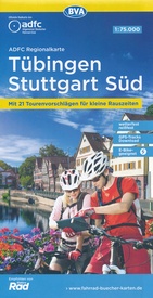 Fietskaart ADFC Regionalkarte Tübingen - Stuttgart Süd | BVA BikeMedia
