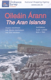 Topografische kaart - Wandelkaart The Aran Islands - Oileáin Árann | Ordnance Survey