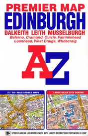 Stadsplattegrond Premier Map Edinburgh | A-Z Map Company