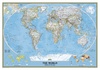 Wereldkaart 85P Wereld politiek, world political, 280 x 193 cm | National Geographic