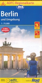 Fietskaart ADFC Regionalkarte Berlin und Umgebung - Berlijn en omgeving | BVA BikeMedia