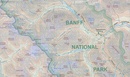 Wegenkaart - landkaart Banff - Jasper national parks | ITMB