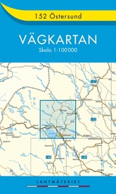 Wegenkaart - landkaart 152 Vägkartan Östersund - Ostersund | Lantmäteriet
