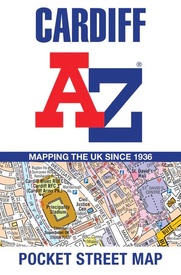 Stadsplattegrond Pocket Street Map Cardiff | A-Z Map Company