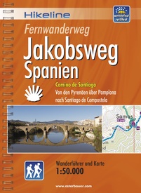 Wandelgids - Pelgrimsroute Hikeline Jakobsweg Spanien | Esterbauer