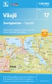 Wandelkaart - Topografische kaart 17 Sverigeserien Växjö | Norstedts