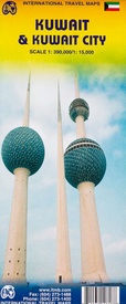 Wegenkaart - landkaart Koeweit - Kuwait and Kuwait City | ITMB