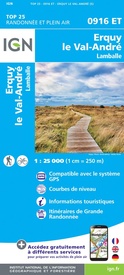 Wandelkaart - Topografische kaart 0916ET Erquy - le Val-André | IGN - Institut Géographique National