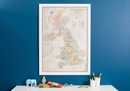 Wandkaart Classic Verenigd Koninkrijk | UK | Great Brittain | 85 x 60 cm | Maps International