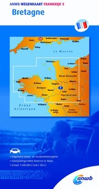 Wegenkaart - landkaart Frankrijk 5 Bretagne | ANWB Media