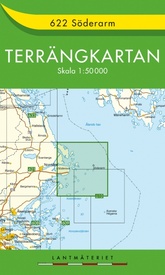 Wandelkaart - Topografische kaart 622 Terrängkartan Söderarm | Lantmäteriet