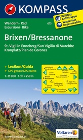 Wandelkaart 615 Brixen/Bressanone St.Vigil - Enneberg | Kompass