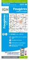 Wandelkaart 1317SB Fougères – St-Brice-en-Coglès | IGN - Institut Géographique National