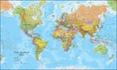 Wereldkaart 64ML-zvlE Political, 101 x 59 cm | Maps International Wereldkaart 64P-zvl Politiek, 101 x 59 cm | Maps International