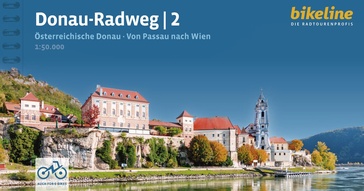 Fietsgids Bikeline Donau - Radweg 2 Österreichische Donau. Von Passau nach Wien | Esterbauer