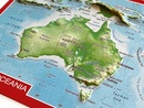 Ansichtkaart Australia met reliëf | GeoRelief