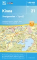 Wandelkaart - Topografische kaart 21 Sverigeserien Kinna | Norstedts