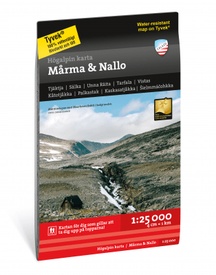 Wandelkaart Hoyfjellskart SE Mårma & Nallo | Zweden | Calazo