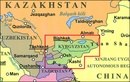 Wegenkaart - landkaart Kyrgyzstan - Kirgizië | Gizi Map