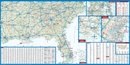 Wegenkaart - landkaart Zuidoost USA - Southeast USA | Borch
