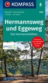 Wandelkaart 2504 Hermannsweg und Eggeweg | Kompass
