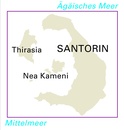 Wandelkaart - Wegenkaart - landkaart Santorini | Reise Know-How Verlag