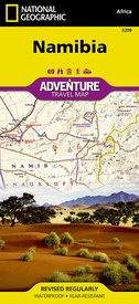 Wegenkaart - landkaart 3209 Adventure Map Namibia - Namibië | National Geographic